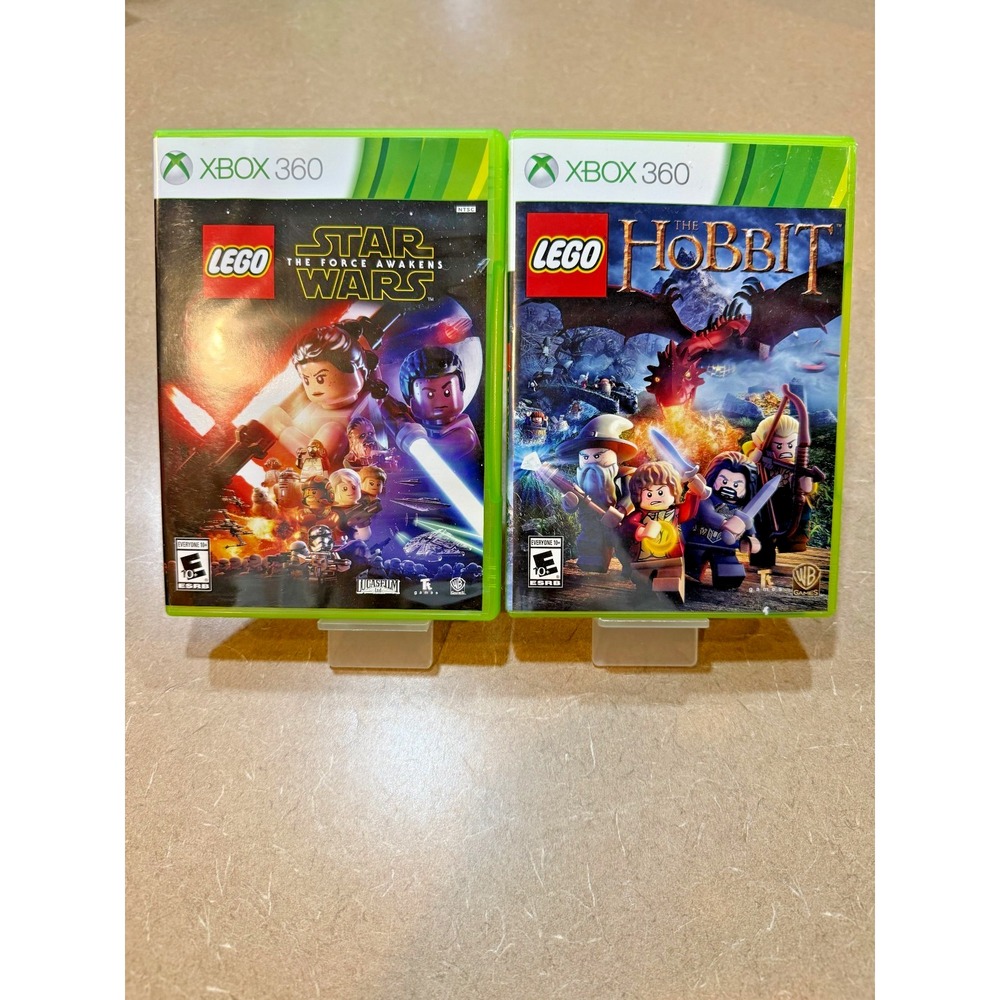 LEGO The Hobbit & Star Wars The Force Awakens Bundle Of 2 Xbox 360 Games Tested